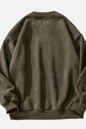 Style Core Aesthetics, New Style Trends Vintage Mountain Logo Fleece Sweatshirt