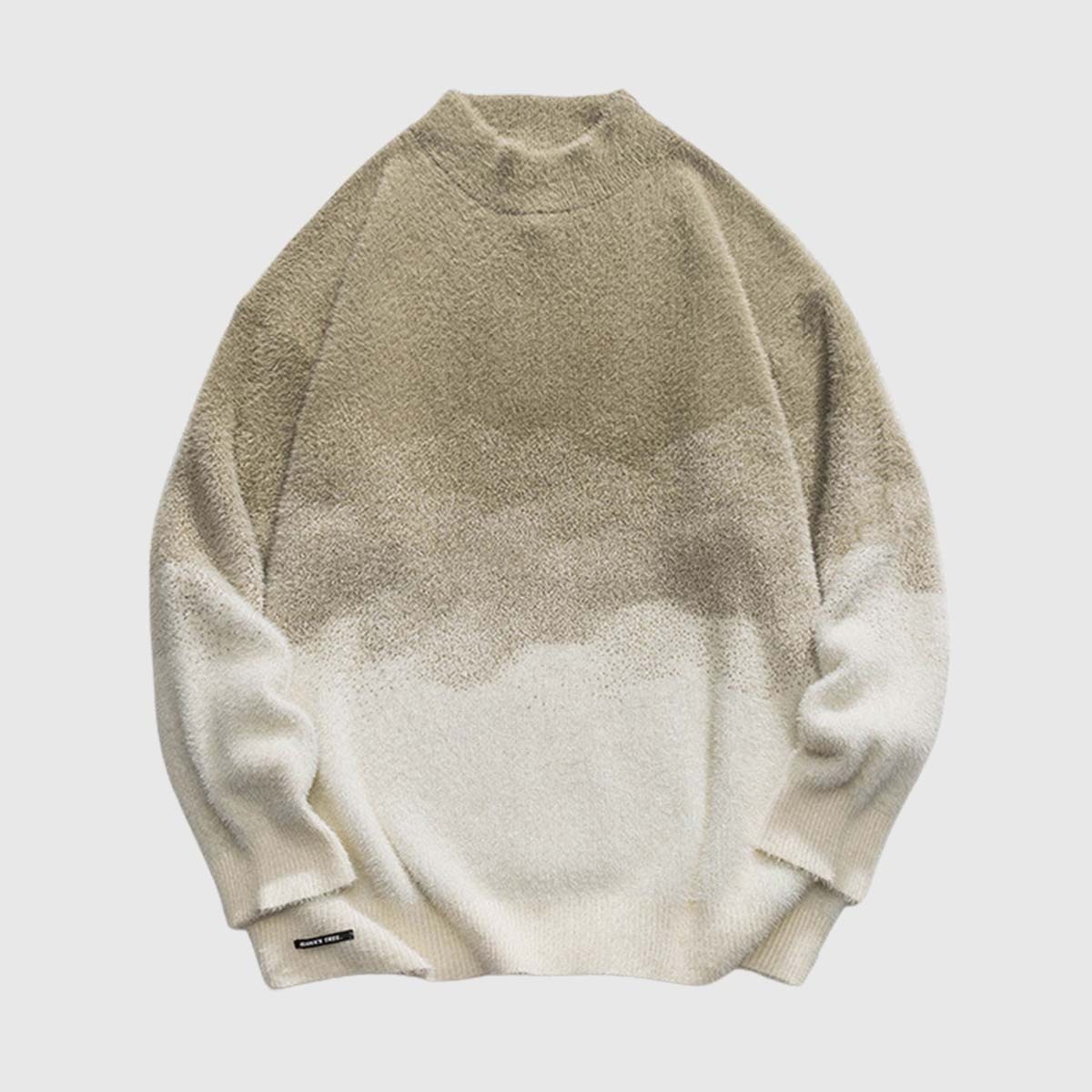 Style Core Aesthetics, New Style Trends Vintage Ombre Turtleneck Sweater