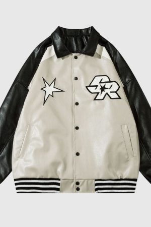 Style Core Aesthetics, New Style Trends Vintage Original Loose Fit Leather Jacket