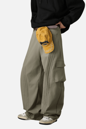 Style Core Aesthetics, New Style Trends Vintage Patchwork Cargo Pants