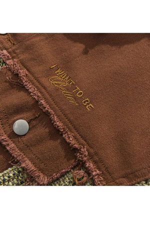 Style Core Aesthetics, New Style Trends Vintage Patchwork Jacket Outerwear