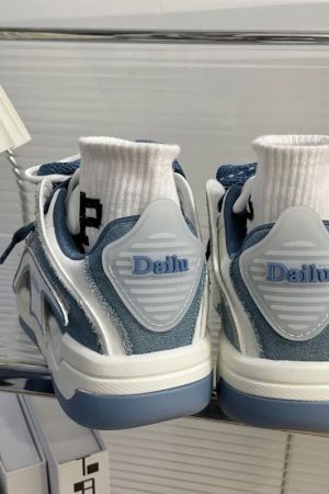 Style Core Aesthetics, New Style Trends Vintage Patchwork Sneakers