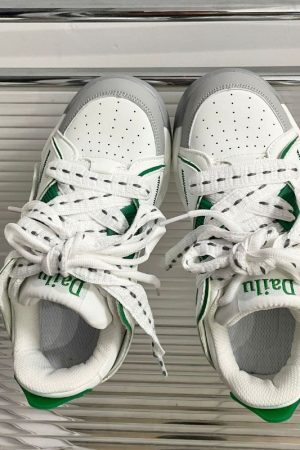 Style Core Aesthetics, New Style Trends Vintage Patchwork Sneakers