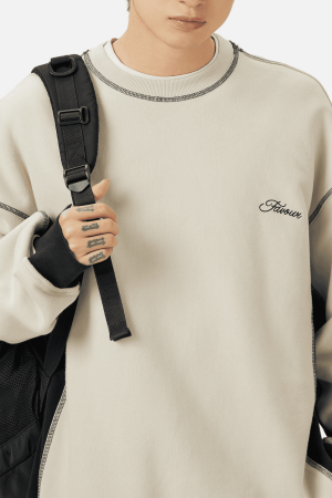 Style Core Aesthetics, New Style Trends Vintage  Patchwork Sweatshirt