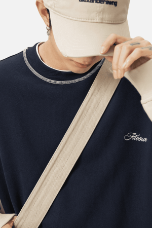 Style Core Aesthetics, New Style Trends Vintage  Patchwork Sweatshirt