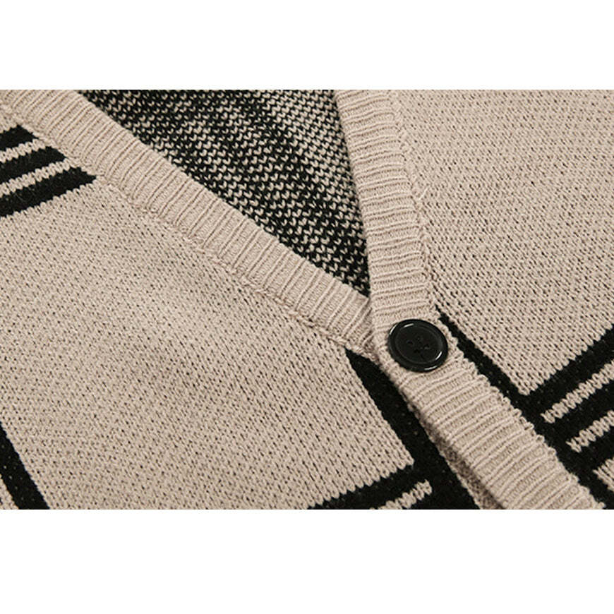 Style Core Aesthetics, New Style Trends Vintage Plaid Cardigan Sweater Style Core Aesthetics, New Style Trends Vintage Plaid Cardigan Sweater