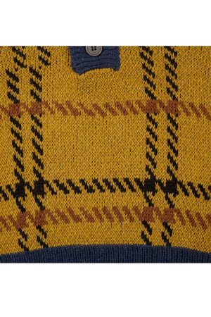 Style Core Aesthetics, New Style Trends Vintage Plaid Knit Crop Top