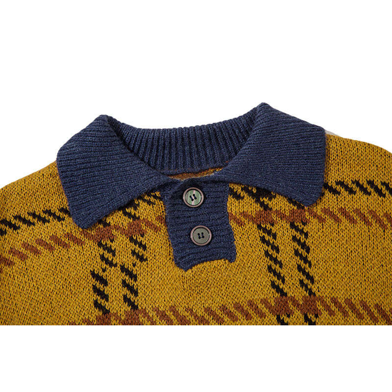 Style Core Aesthetics, New Style Trends Vintage Plaid Knit Crop Top Style Core Aesthetics, New Style Trends Vintage Plaid Knit Crop Top