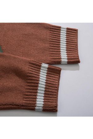 Style Core Aesthetics, New Style Trends Vintage Print Sweater