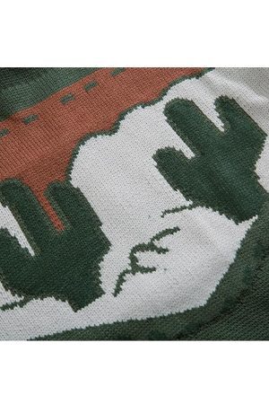 Style Core Aesthetics, New Style Trends Vintage Print Sweater