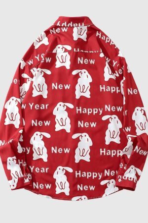 Style Core Aesthetics, New Style Trends Vintage Rabbit Shirts