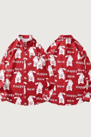 Style Core Aesthetics, New Style Trends Vintage Rabbit Shirts