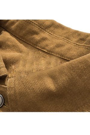 Style Core Aesthetics, New Style Trends Vintage Solid Cargo Jacket