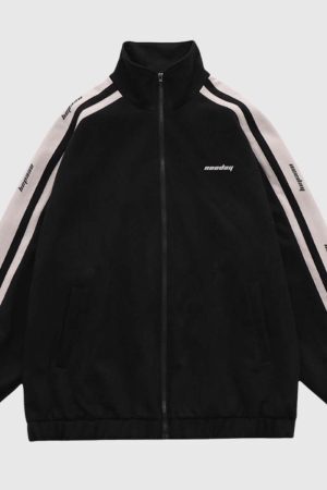 Style Core Aesthetics, New Style Trends Vintage Street Line Jacket