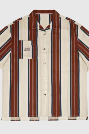 Style Core Aesthetics, New Style Trends Vintage Striped Design Shirt