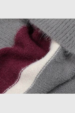 Style Core Aesthetics, New Style Trends Vintage Striped Knit Sweater