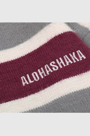 Style Core Aesthetics, New Style Trends Vintage Striped Knit Sweater