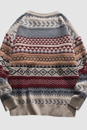 Style Core Aesthetics, New Style Trends Vintage Striped Sweater