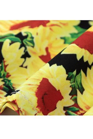 Style Core Aesthetics, New Style Trends Vintage Sunflower Shirt