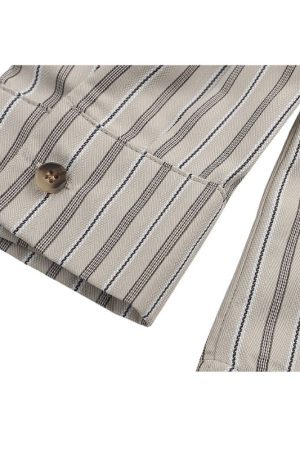 Style Core Aesthetics, New Style Trends Vintage Vertical Striped Shirt