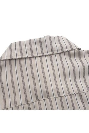 Style Core Aesthetics, New Style Trends Vintage Vertical Striped Shirt