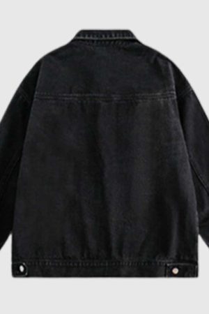 Style Core Aesthetics, New Style Trends Vintage Wash Denim Jacket