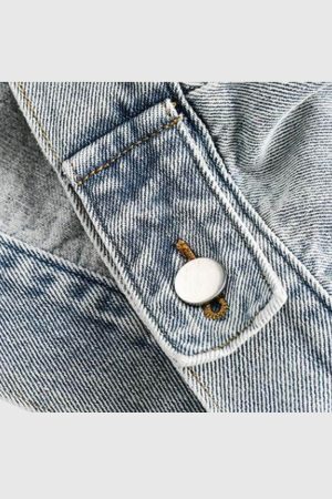 Style Core Aesthetics, New Style Trends Vintage Wash Denim Jacket
