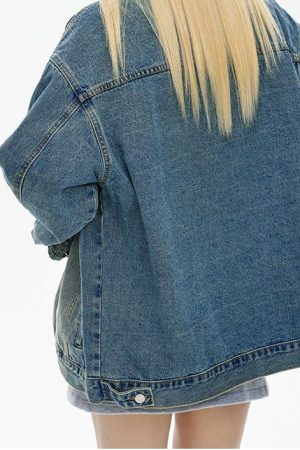 Style Core Aesthetics, New Style Trends Vintage Wash Denim Jacket