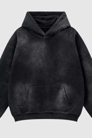 Style Core Aesthetics, New Style Trends Vintage Washed Hoodie