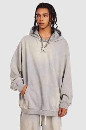 Style Core Aesthetics, New Style Trends Vintage Washed Hoodie