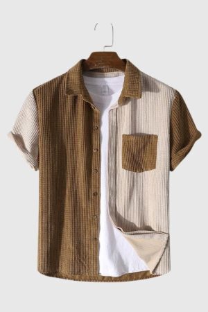 Style Core Aesthetics, New Style Trends Waffle Patchwork Corduroy Sets