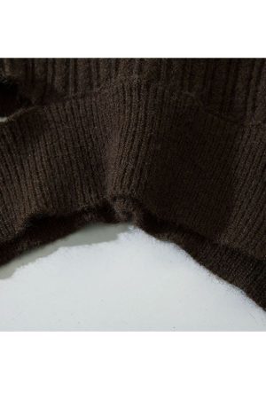 Style Core Aesthetics, New Style Trends Waist Cut Out Cropped Sweater