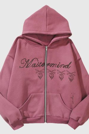 Style Core Aesthetics, New Style Trends Wash Skull Print Hoodie