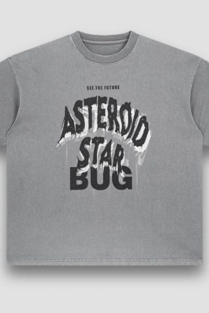 Style Core Aesthetics, New Style Trends Washed Cotton Print Tee