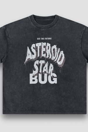 Style Core Aesthetics, New Style Trends Washed Cotton Print Tee