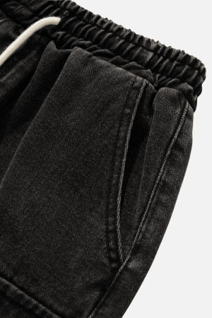 Style Core Aesthetics, New Style Trends Washed Denim Cargo Shorts