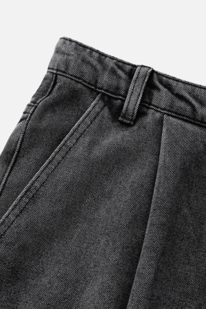 Style Core Aesthetics, New Style Trends Washed Vintage Denim Pants