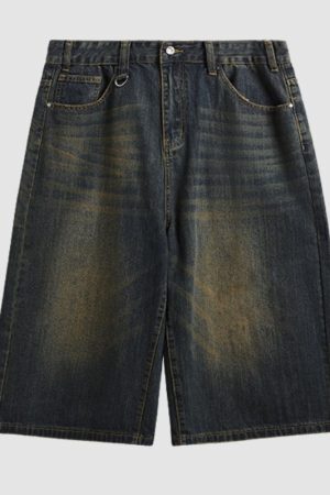 Style Core Aesthetics, New Style Trends Washed Wide Leg Jorts