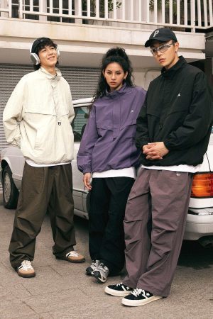 Style Core Aesthetics, New Style Trends Waterproof Textured Half-Zip Tactical Jacket