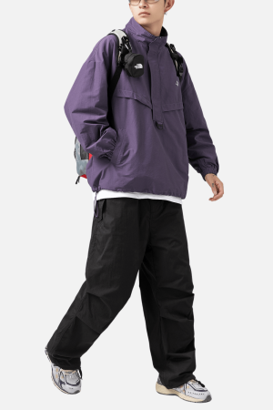 Style Core Aesthetics, New Style Trends Waterproof Textured Half-Zip Tactical Jacket