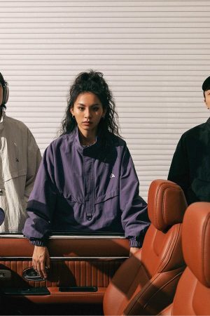 Style Core Aesthetics, New Style Trends Waterproof Textured Half-Zip Tactical Jacket