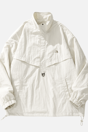 Style Core Aesthetics, New Style Trends Waterproof Textured Half-Zip Tactical Jacket