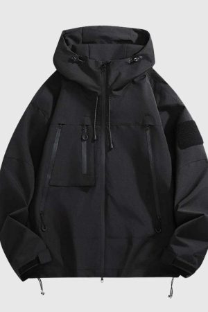 Style Core Aesthetics, New Style Trends Waterproof Utility Jacket