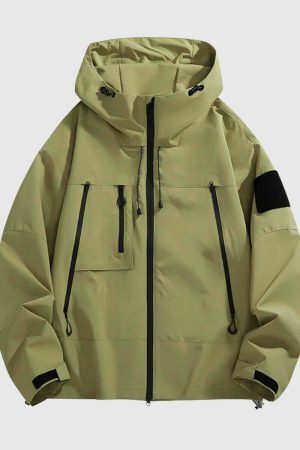 Style Core Aesthetics, New Style Trends Waterproof Utility Jacket