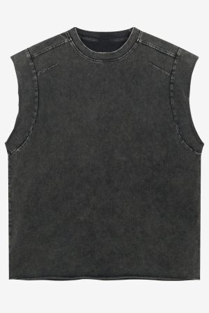 Style Core Aesthetics, New Style Trends Wax-Dye Print Tank Top