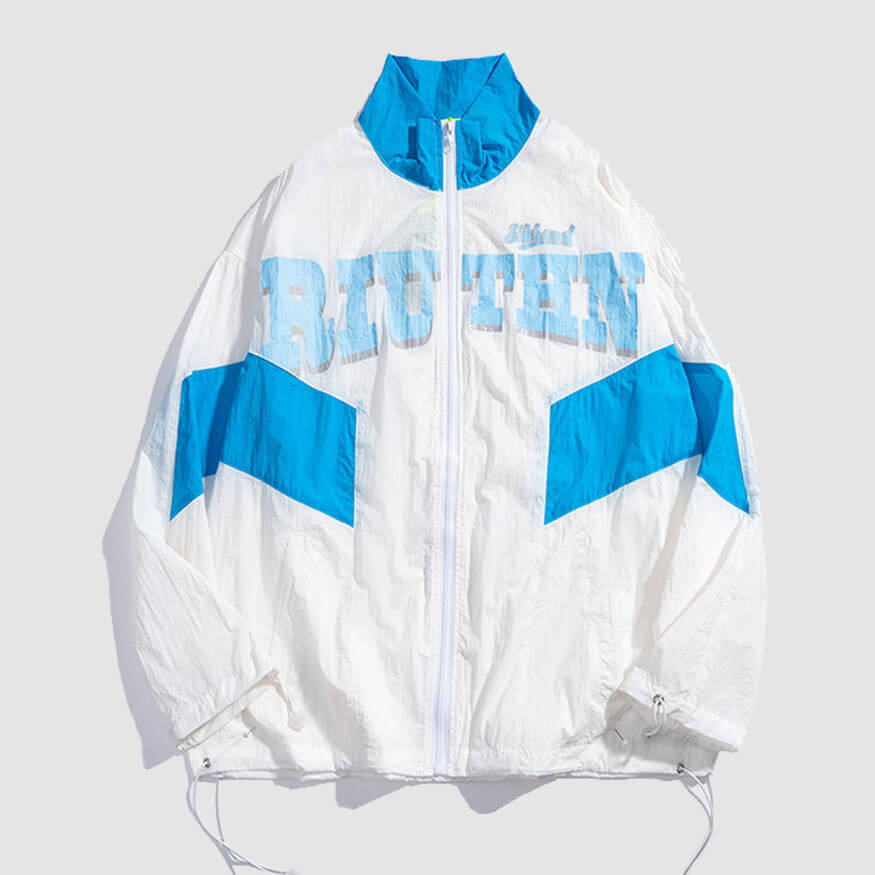 Style Core Aesthetics, New Style Trends Windproof Stand Collar Sunproof QD Jacket