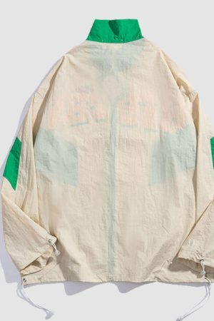 Style Core Aesthetics, New Style Trends Windproof Stand Collar Sunproof QD Jacket