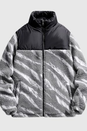 Style Core Aesthetics, New Style Trends Winter Sherpa-Lined Hooded Coat