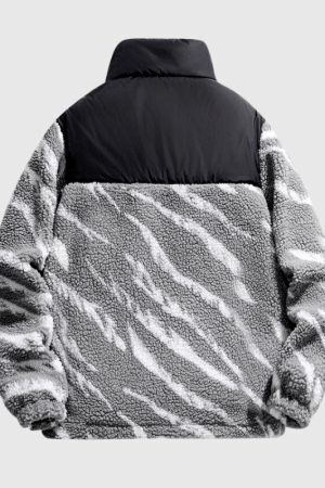 Style Core Aesthetics, New Style Trends Winter Sherpa-Lined Hooded Coat