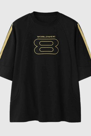 Style Core Aesthetics, New Style Trends 'WORLDWIDE 8' Graphic T-shirt